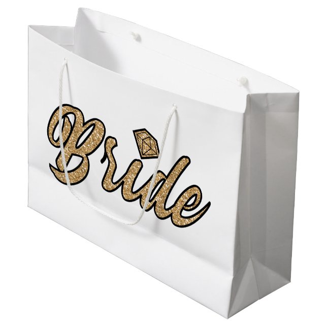 Bride Large Gift Bag (Front Angled)