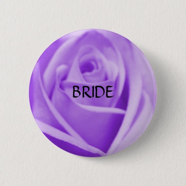 BRIDE - lavender rose button (Front)