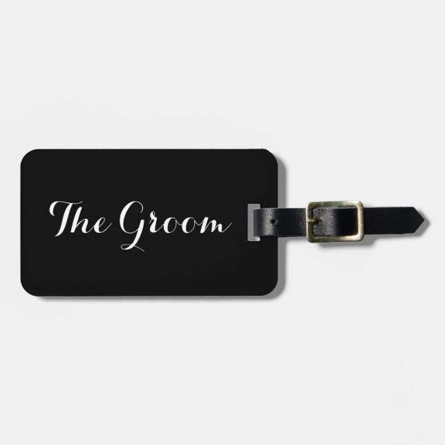 Bride luggage tag (Front Horizontal)