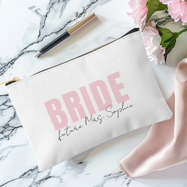 Bride Makeup Bag | Personalized Future Mrs. Name  (Creator Uploaded)