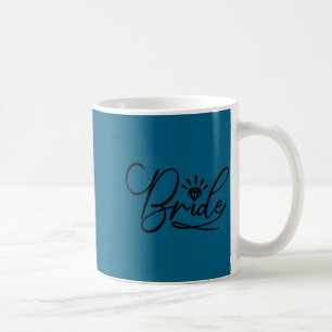 Bride matching groom bridal bachelorette wedding coffee mug