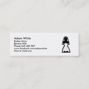 Bride Mini Business Card
