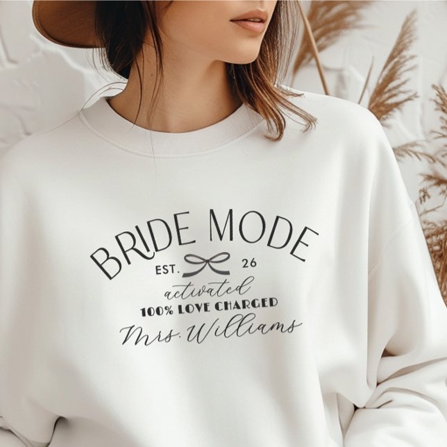 Bride Mode Activated Bridal Bach Party Tri-Blend Shirt (Bride Mode Activated Bridal Bach Party Funny Millennial Bachelorette Party Personalized Outfit)