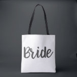Bride Monogram Custom Wedding Tote Bag<br><div class="desc">Personalize with your name or not.</div>