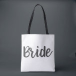 Bride Monogram Custom Wedding Tote Bag<br><div class="desc">Personalize with your name or not.</div>