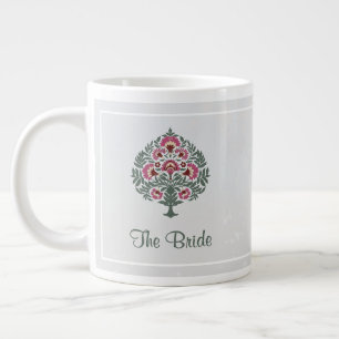 Bride Mug – Jumbo Floral Mug - Versatile Gift
