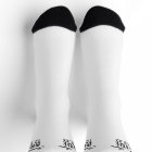 Bride Name Wedding Date White Bridal Socks
