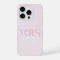 Bride Name With Wedding Date pink Color Text