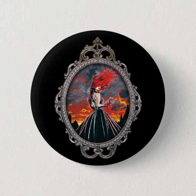 Bride of Dracula 2 Inch Round Button (Front)
