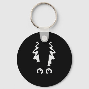 Bride Of Frankenstein Cute Monster Halloween Costu Keychain