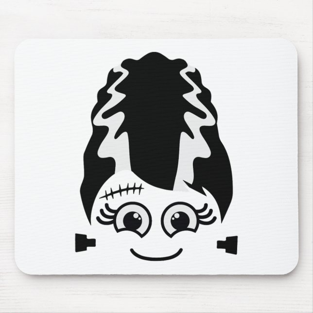 Bride Of Frankenstein Cute Monster Halloween Costu Mouse Pad (Front)