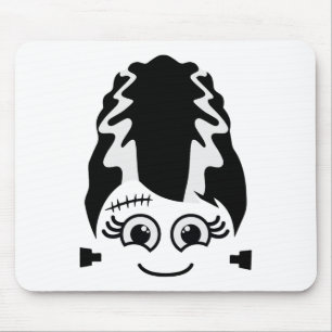 Bride Of Frankenstein Cute Monster Halloween Costu Mouse Pad