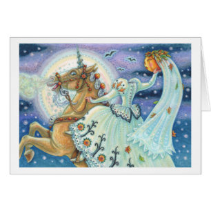 BRIDE OF SLEEPY HOLLOW, HALLOWEEN GREETING CARD BL