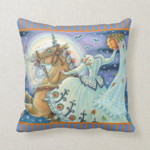 BRIDE OF SLEEPY HOLLOW, HALLOWEEN THROW PILLOW