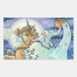 BRIDE OF SLEEPY HOLLOW, UNICORN STICKERS SHEET Rec
