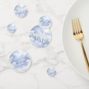 Bride on Cloud Nine 9   Pampas, Clouds, Blue Sky Confetti