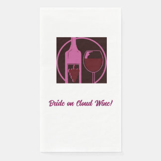 Bride on Cloud Wine! Napkin