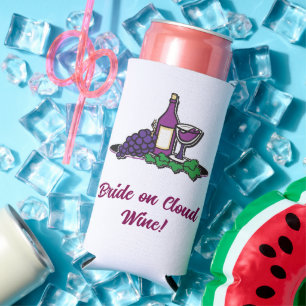 Bride on Cloud Wine! Seltzer Can Cooler