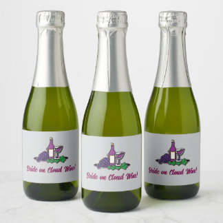 Bride on Cloud Wine! Sparkling Wine Label