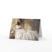 Bride on her Wedding Day Card