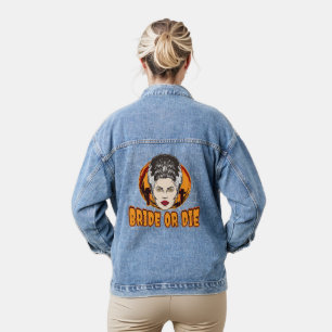 Bride or die denim jacket