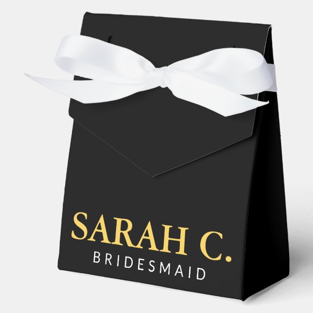 Bride or Die Luxe Gable Favour Box – Bougie Brides (Front)