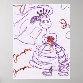 Bride Original Sketch Poster