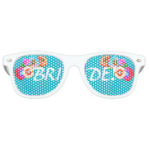 Bride Party Shades pretty flowers!
