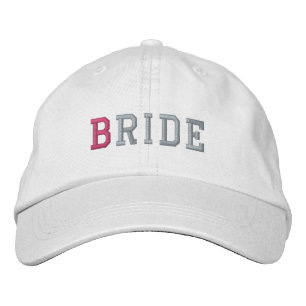 Bride Pastel Broderie White Baseball Casquette / C
