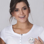 Bride Peach Floral Bachelorette 2 Inch Round Button<br><div class="desc">Beautiful and Romantic Bride Peach Floral Bachelorette button that you can customize easily.</div>