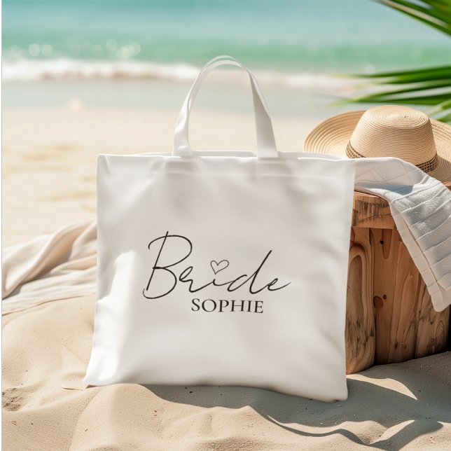 Bride Personalized Bachelorette | Custom Name Tote Bag (Creator Uploaded)