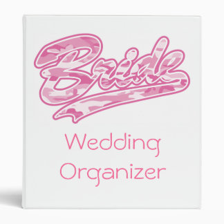 Bride Pink Military Camouflage Binder