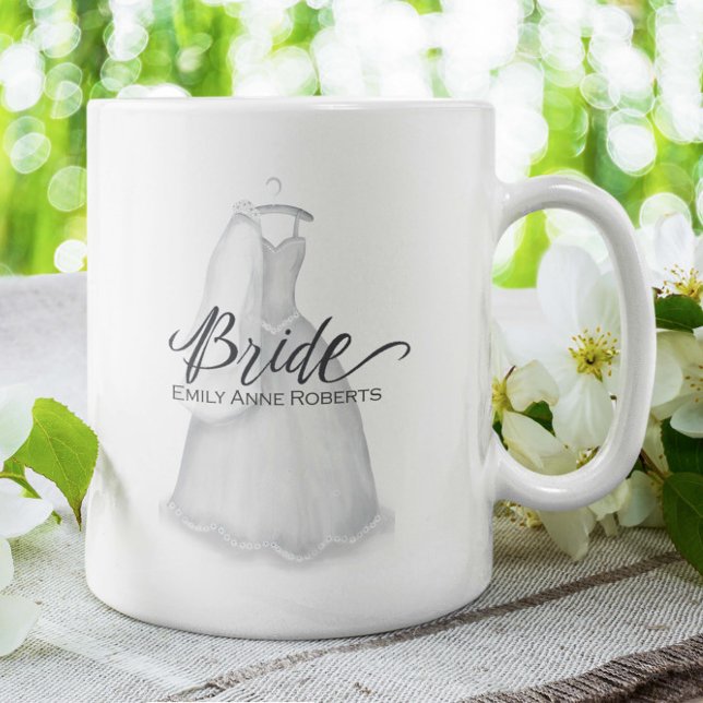 Bride Pretty Vintage Beautiful Wedding Coffee Mug (Creator Uploaded)