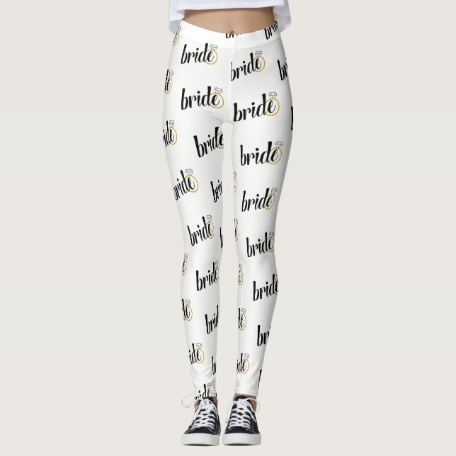 Bride Printed Leggings (Front)