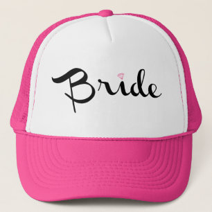 Bride Retro Script Trucker Hat