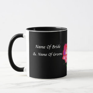 "Bride" Rose Mug - Customizable