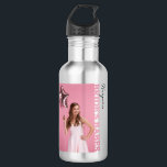 Bride’s Babes Photo Stainless Steel Water Bottle |<br><div class="desc">Celebrate the bride-to-be in style with this fun and fabulous “Bride’s Babes” personalised photo Add your favourite photo along with the bride’s name, location, or date to create a unique and unforgettable hen party outfit for the whole group. Perfect for nights out, weekends away, or relaxed celebrations, this custom tee...</div>