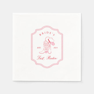 Bride’s Last Rodeo Napkin