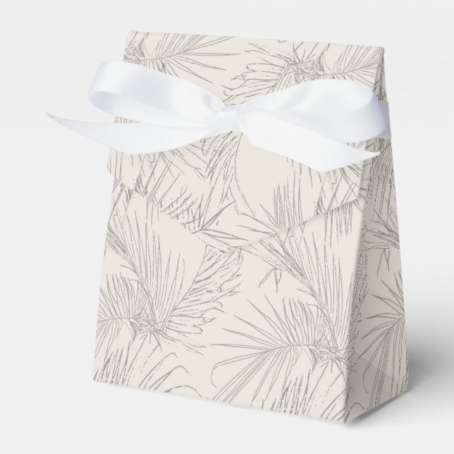 Bride’s Paradise, Tropical Romance Favor Box (Front Side)