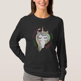Bride saying with unicorn party hen party T-Shirt