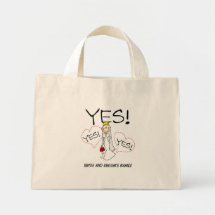 Bride Says YES Customizable Tote Bag