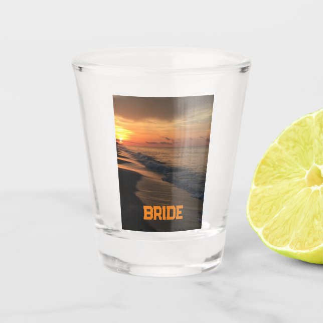 BRIDE shot glass  (Front)