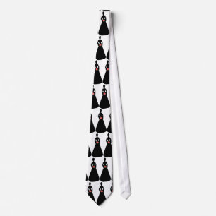 Bride Silhouette Tie