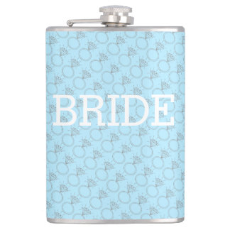 Bride "Something Blue" Flask