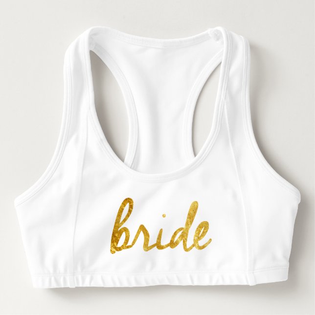 Bride Sports Bra! Sports Bra (Front)