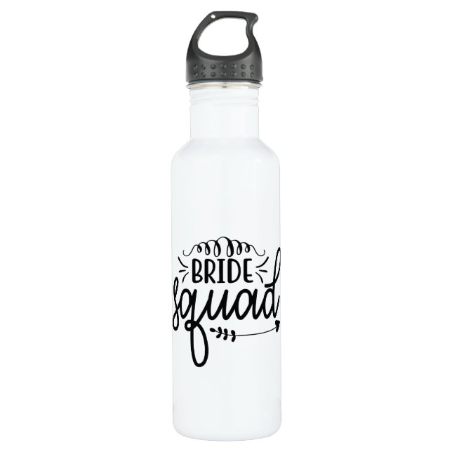 Bride squad 710 ml water bottle (Front)
