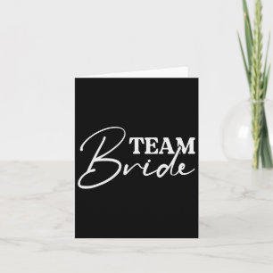 Bride Squad Bachelorette Party Bridesmaid Crew Bri Card