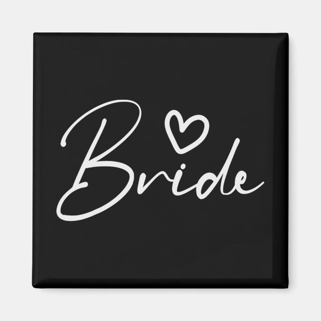 Bride Squad Bachelorette Party Bridesmaid Crew Bri Magnet (Front)