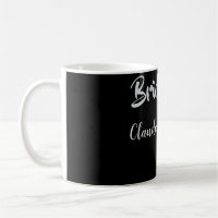 Bride squad bridesmaid name silver black wedding 