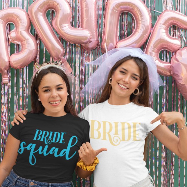 Bride Squad Custom T-Shirt (Creator Uploaded)